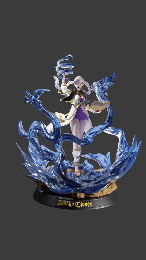 Fichier STL Diorama Noelle Silva Black clover ☘️・Design pour impression ...