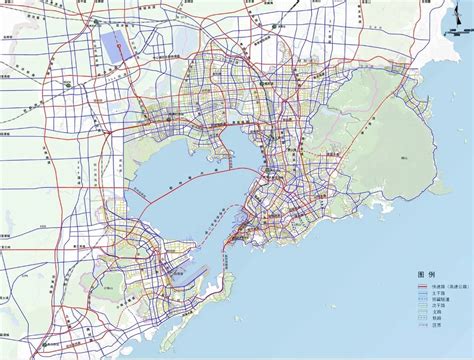 亮眼！青岛城区路网规划出炉，规划“六横轴九纵轴”
