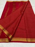 Pure mysore crepe silk ksic thickness saree – www.vannamayil.com