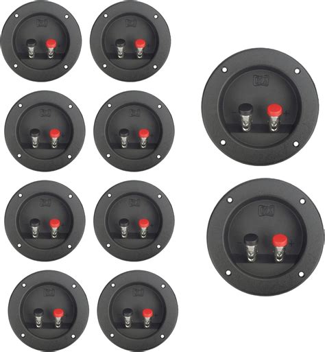 MX 2 Way Binding Post Speaker Terminal Round Quick Connect Female Metal ...