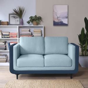 Sleepyhead Mojo Luxury Dual Tone Fabric 2 Seater Sofa Price in India ...