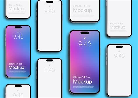 Free iPhone 14 Pro Mockup PSD on Behance