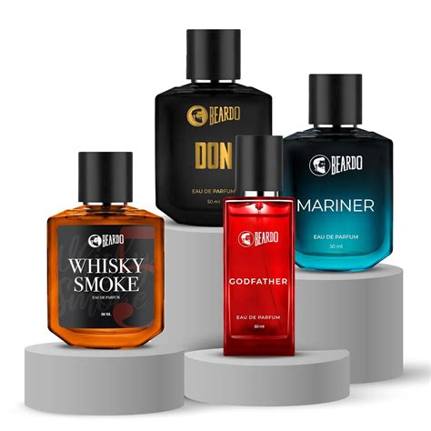 Buy Beardo Perfume Combo | Whiskey Smoke, Mariner, Godfather & Don ...