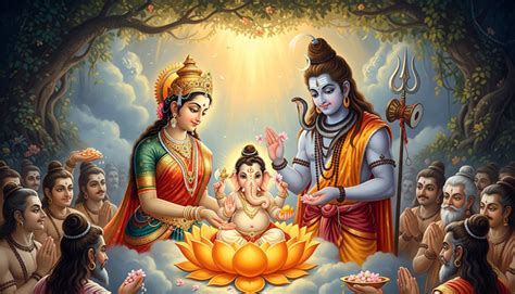The Birth of Lord Ganesha: A Tale of Devotion and Triumph
