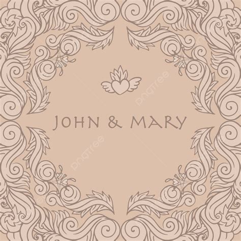 Beautiful Floral Invitation Card Design Template Vintage Flourish ...