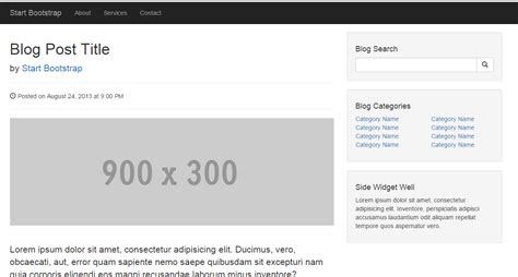 Image result for Bootstrap 3 Layout with Sidebar