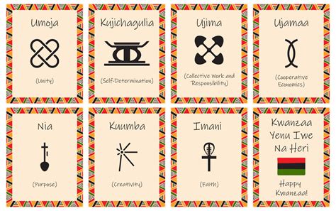 Printable Kwanzaa Symbols