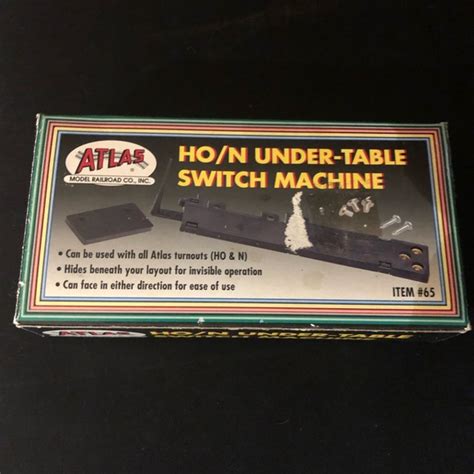 Image result for Installing Atlas N Scale Under Table Switch Machine