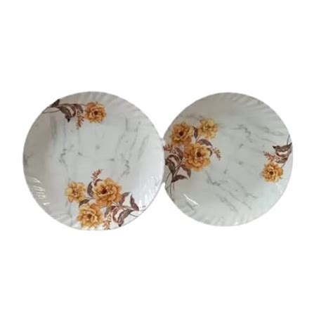 Buy VARNIT HI-TECH Industries Melamine Round Floral Printed Starter ...