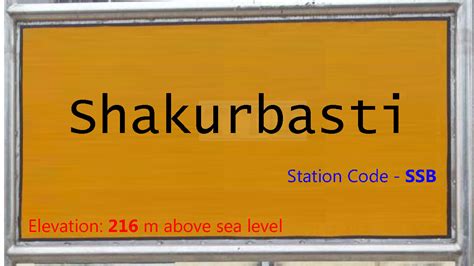 SSB / Shakurbasti Railway Station | Train Arrival / Departure Timings ...