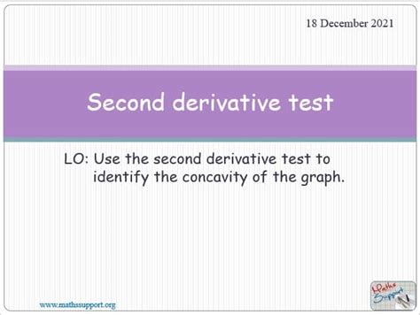 Image result for Second Difference Test Math