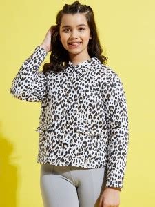 Noh.Voh - SASSAFRAS Kids Full Sleeve Animal Print Girls Jacket - Buy ...