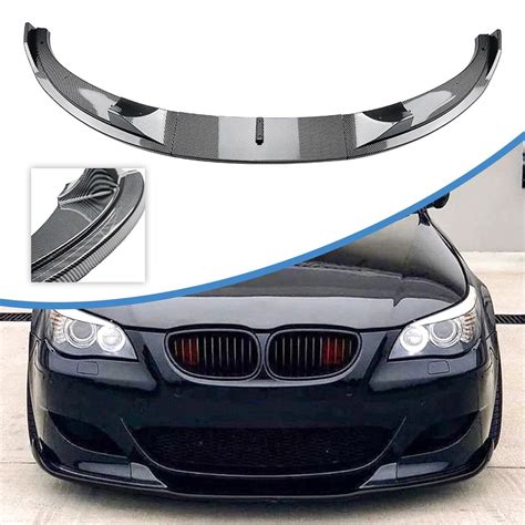 Front Bumper Spoiler Splitter Lip Body Kit For BMW 5 Series E60 E61 M5 ...