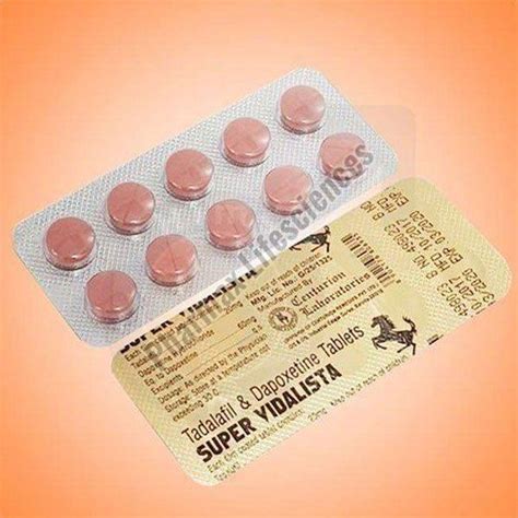 Super Vidalista Tablets Manufacturer, Supplier from Surat