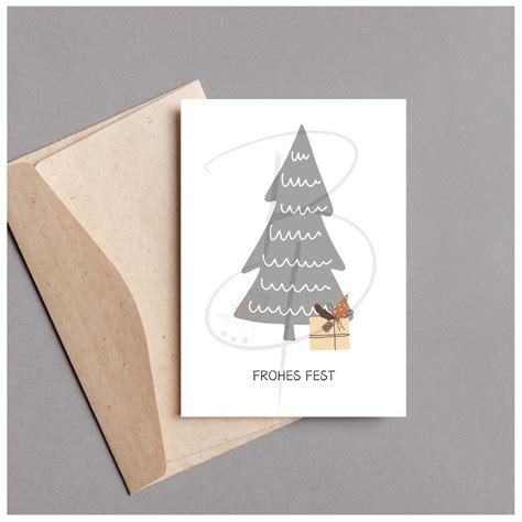 Frohes Fest Karte zum Ausdrucken - kaufen