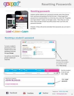 Fillable Online Resetting Passwords Fax Email Print - pdfFiller