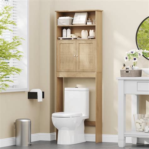 Reettic Tall Over The Toilet Storage With Two Doors Floor | Desertcart ...