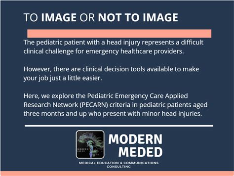 PECARN for Pediatric Head Injury [Infographic & Calc] | Modern MedEd