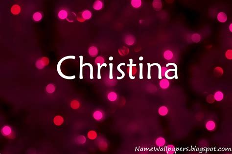 Christina Name Wallpapers Christina ~ Name Wallpaper Urdu Name Meaning ...