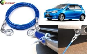 Selifaur T7359-Heavy Duty Tow Ropes 8mm 4mtr 6Tons Wire Cable High ...