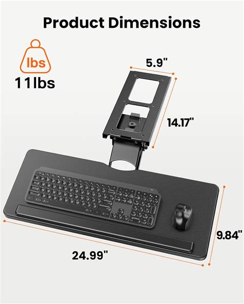 ErGear Keyboard Tray Under Desk, Sliding Keyboard & India | Ubuy