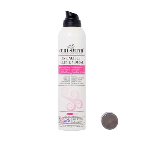 Amazon.com: CURLSMITH - Invincible Volume Hair Mousse, Instant Volume ...