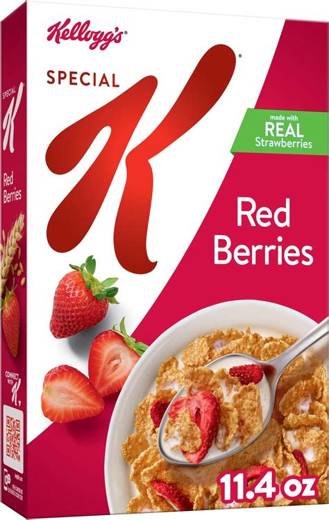 Amazon.com: Kellogg's Special K Breakfast Cereal, Fiber Cereal, Family ...