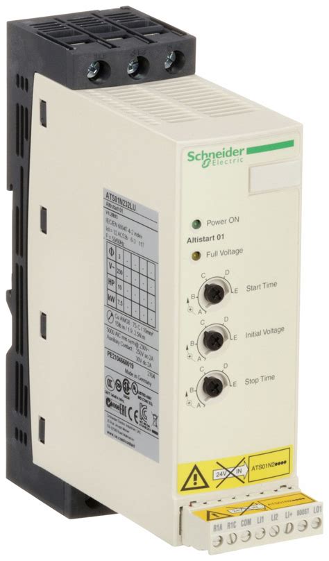 SCHNEIDER ELECTRIC, 460 to 480V AC, 32 A Output Current, Soft Start ...