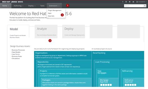 Chapter 2. Business Central | User Guide | Red Hat JBoss BRMS | 6.4 ...