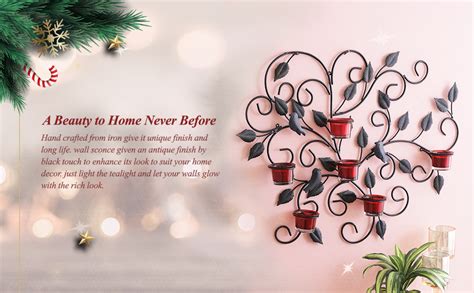 Buy Home Sparkle Tea Light Candle Holders | 6 Glass Cup Hanging Tea ...