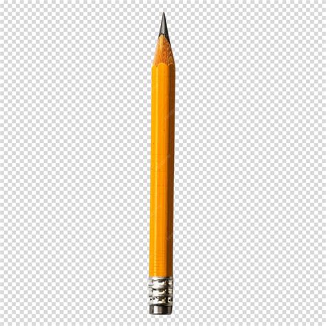Premium PSD | Pencil isolated on transparent background pencil day
