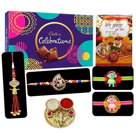 Saugat Traders Designer Rakhi For Bhaiya Bhabhi And Kids - Celebration ...