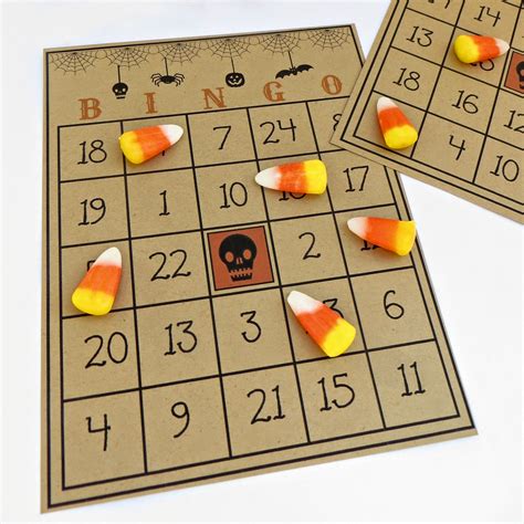 Printable Bingo Cards For Halloween