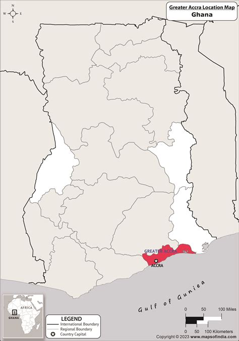 Where is Greater Accra Located in Ghana? | Greater Accra Location Map ...