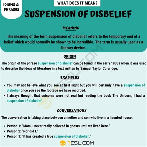 Suspension Of Disbelief Definition Literature at Helen Debbie blog