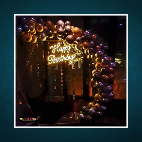 Buy Hexagon Set Up with Wine Bottles for Happy Birthday – WannaParty