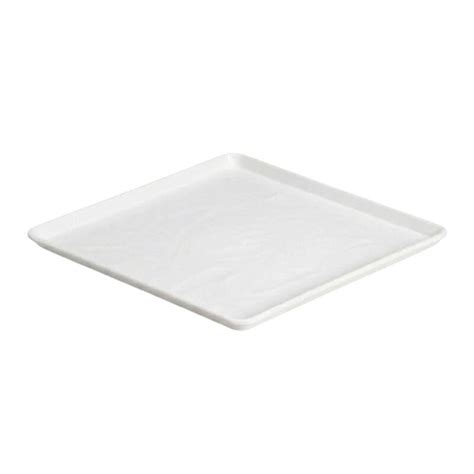 Zicco K-9250 Stone Model Melamine Display Tray, 29x29 cm, White Price
