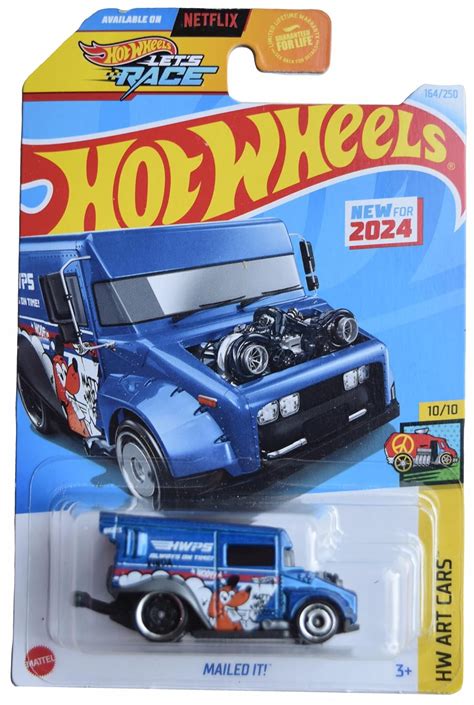 Hot Wheels Mailed It, Art Cars Collection, Blue, 164/250 : Amazon.in ...