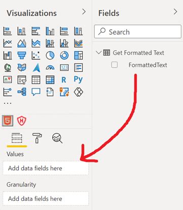 Image result for Power BI How to Add Convert HTML into Enriched Text to Table Visual