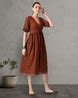Buy Rust Dresses for Women by Indie Picks Online | Ajio.com