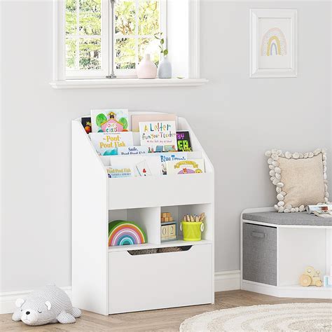 UTEX Kids Bookshelf with Movable Toy Box, Toddler India | Ubuy
