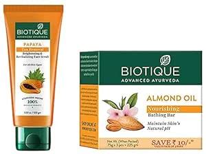 Buy Biotique Bio Almond Oil Nourishing Body Soap, Pack of 3, 225 g (3 x ...