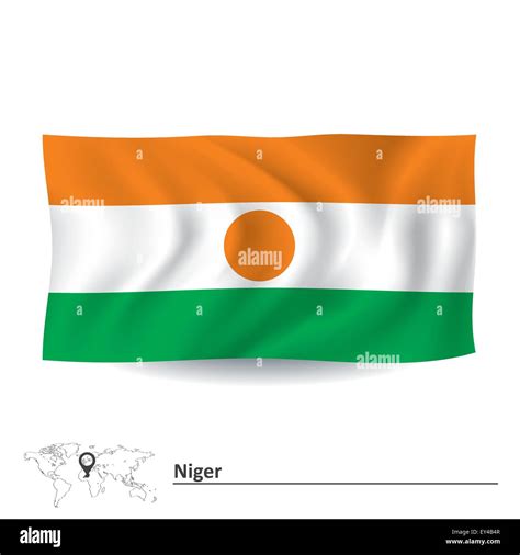 Flag of Niger - vector illustration Stock Vector Image & Art - Alamy