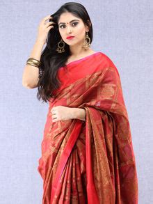 Banarasee Saree Silk With Zari Work – InduBindu