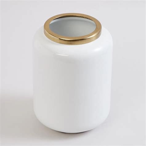 Buy Brighton Metal Cylindrical Vase from Home Centre at just INR 999.0