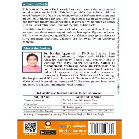 Income Tax Law & Practice B.Com fourth semester 4 semester