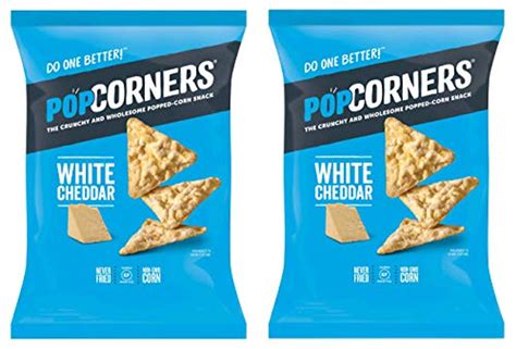 PopCorners PopCorn Snack Chips Pack of 2 5oz Bags _White Cheddar ...