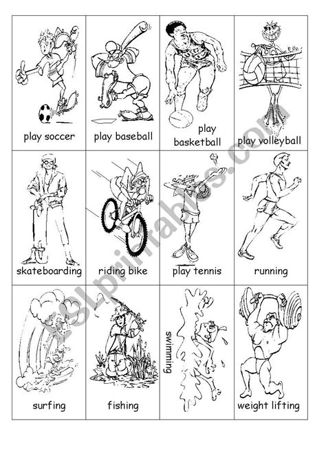 Hobbies Worksheet 的图像结果