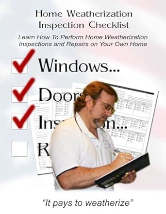 Buy Home Weatherization Inspection Checklist: Learn How to Perform Home ...