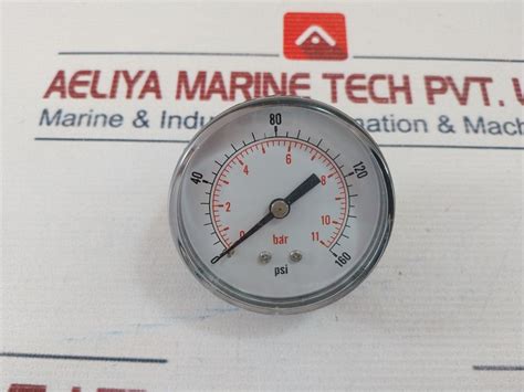 0-160 Psi 0-11 Bar Pressure Gauge – Aeliya Marine Tech